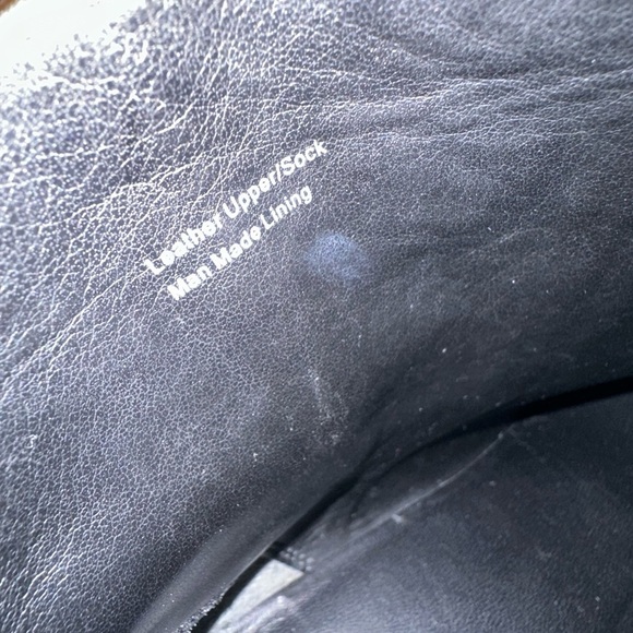 VIA SPIGA Black Leather Ankle Boots with Block Heel Round Toe - Picture 7 of 8